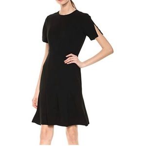 Donna Morgan - split sleeve fit and flare dress